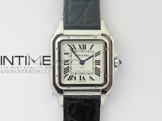 Panthère Secrete Ladies 27mm SS 8848F 1:1 Best Edition White Dial on Black Croco Strap Ronda Quartz