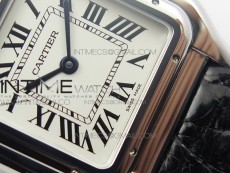 Panthère Secrete Ladies 27mm SS 8848F 1:1 Best Edition White Dial on Black Croco Strap Ronda Quartz
