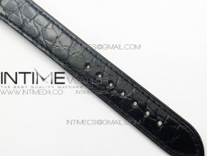 Panthère Secrete Ladies 27mm SS 8848F 1:1 Best Edition White Dial on Black Croco Strap Ronda Quartz