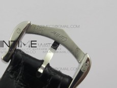 Panthère Secrete Ladies 27mm SS 8848F 1:1 Best Edition White Dial on Black Croco Strap Ronda Quartz
