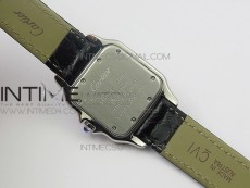 Panthère Secrete Ladies 27mm SS 8848F 1:1 Best Edition White Dial on Black Croco Strap Ronda Quartz