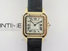 Panthère Secrete Ladies 27mm RG 8848F 1:1 Best Edition White Dial on Black Croco Strap Ronda Quartz