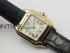 Panthère Secrete Ladies 27mm RG 8848F 1:1 Best Edition White Dial on Black Croco Strap Ronda Quartz