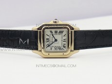 Panthère Secrete Ladies 27mm RG 8848F 1:1 Best Edition White Dial on Black Croco Strap Ronda Quartz
