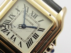 Panthère Secrete Ladies 27mm RG 8848F 1:1 Best Edition White Dial on Black Croco Strap Ronda Quartz