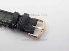 Panthère Secrete Ladies 27mm RG 8848F 1:1 Best Edition White Dial Diamonds Bezel on Black Croco Strap Ronda Quartz