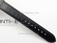 Panthère Secrete Ladies 27mm RG 8848F 1:1 Best Edition White Dial Diamonds Bezel on Black Croco Strap Ronda Quartz
