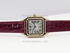 Panthère Secrete Ladies 27mm RG 8848F 1:1 Best Edition White Dial on Red Croco Strap Ronda Quartz