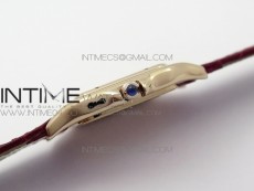 Panthère Secrete Ladies 27mm RG 8848F 1:1 Best Edition White Dial on Red Croco Strap Ronda Quartz