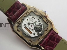 Panthère Secrete Ladies 27mm RG 8848F 1:1 Best Edition White Dial on Red Croco Strap Ronda Quartz