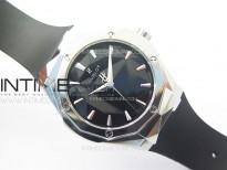 Classic Fusion Orlinski SS B50F 1:1 Best Edition Black Faceted Dial on Black Rubber Strap A2892