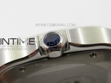 Santos de Cartier 40mm 2018 BVF 1:1 Best Edition White Dial on SS SmartLinks Bracelet MIYOTA 9015