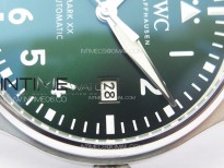 Mark XX IW328203 SS KKF 1:1 Best Edition Green Dial on Brown Leather Strap MIYOTA 9015
