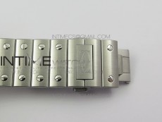 Santos de Cartier 40mm 2018 BVF 1:1 Best Edition White Dial on SS SmartLinks Bracelet MIYOTA 9015