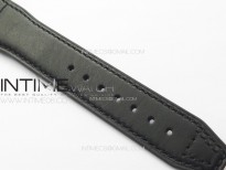 Mark XX IW328203 SS KKF 1:1 Best Edition Black Dial on Black Leather Strap MIYOTA 9015