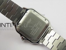 Santos de Cartier 40mm 2018 SS/YG BVF 1:1 Best Edition RG Bezel White Dial on SS/YG SmartLinks Bracelet MIYOTA 9015