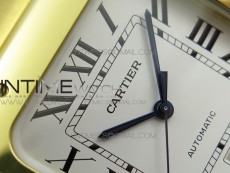 Santos de Cartier 40mm 2018 BVF 1:1 Best Edition YG White Dial on YG SmartLinks Bracelet MIYOTA 9015