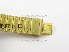 Santos de Cartier 40mm 2018 BVF 1:1 Best Edition YG White Dial on YG SmartLinks Bracelet MIYOTA 9015