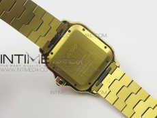 Santos de Cartier 40mm 2018 BVF 1:1 Best Edition YG White Dial on YG SmartLinks Bracelet MIYOTA 9015