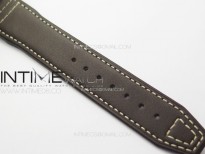 Mark XX IW328201 SS M+F 1:1 Best Edition Black Dial on Black Leather Strap MIYOTA 9015(Free rubber straps)