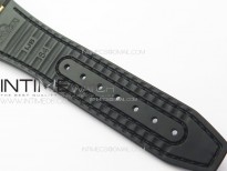 Constellation 41mm YG/Black Ceramic Bezel VSF 1:1 Best Edition Silver Dial on Black Gummy Strap A8900