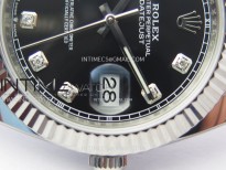 DateJust 41 126334 904L Steel NTF 1:1 Best Edition Black Dial Crystals Makers on Jubilee Bracelet VR3235