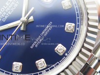 DateJust 41 126334 904L Steel NTF 1:1 Best Edition Blue Dial Crystals Makers on Jubilee Bracelet VR3235