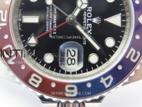 GMT-Master II 126710 BLNR Blue/Red Ceramic C+F 1:1 Best Edition Black Dial on Jubilee Bracelet SH3285 CHS