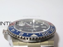 GMT-Master II 126710 BLNR Blue/Red Ceramic C+F 1:1 Best Edition Black Dial on Oyster Bracelet SH3285 CHS