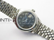 Datejust 28mm 279166 Smooth Bezel SS APSF Best Edition Gray Dial Roman Markers on SS Jubilee Bracelet NH05
