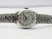 Datejust 28mm 279166 Smooth Bezel SS APSF Best Edition White MOP Dial Crystals Markers on SS Jubilee Bracelet NH05