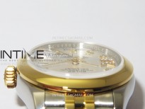 Datejust 28mm 279173 Smooth Bezel SS/YG APSF Best Edition White MOP Dial Star Crystals Markers on Jubilee Bracelet NH05