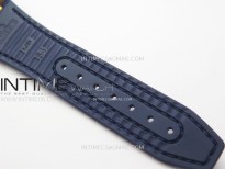 Constellation 41mm Blue Ceramic Bezel RG VSF 1:1 Best Edition Blue Dial on Blue Gummy Strap A8900