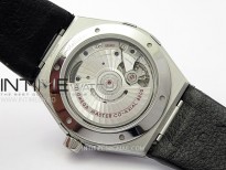 Constellation 39mm SS TWF Silver Gray Dial on Black Leather Strap A8800