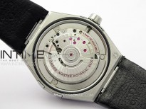 Constellation 39mm SS TWF Silver Gray Dial on Black Leather Strap A8800