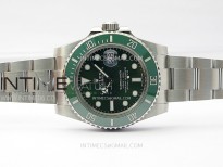 Submariner 116610 LV Green Ceramic C+F 904L 1:1 Best Edition on SS Bracelet VR3135