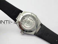 Constellation 39mm SS VSF 1:1 Best Edition Black Textured Dial on Black Leather Strap A8800