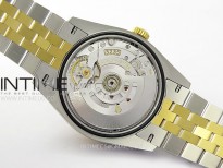 DateJust 36 SS 126233 904L SS/YG VSF 1:1 Best Edition Gold Fluted Dial Diamonds Markers on Jubilee Bracelet VS3235