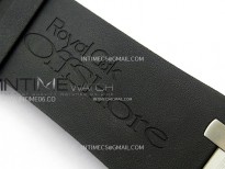 Royal Oak Offshore Diver 15703 V2 ZF 1:1 Best Edition Black Dial on Black Rubber Strap SA3120 Super Clone(Free XS rubber strap)