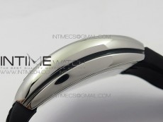 Vanguard V45 SS ABF Best Edition Black Dial Diamonds Markers on Black Gummy Strap A2813