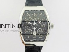 Vanguard V45 SS ABF Best Edition Black Dial Numbers Markers on Black Gummy Strap A2813