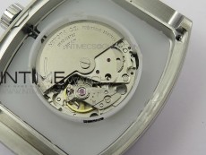 Vanguard V45 SS ABF Best Edition Black Dial Numbers Markers on Black Gummy Strap A2813