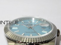 DateJust 41 126334 SS BP 1:1 Best Edition Ice Blue Dial on Jubilee Bracelet