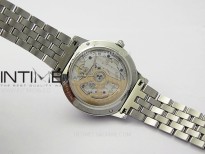 Rendez-Vous Night & Day SS ZF 1:1 Best Edition White Textured Dial SS Bezel on SS Bracelet Super Clone A898