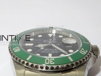 Submariner 126610 LV Green Ceramic Bezel 904L Steel M+F 1:1 Best Edition Black Dial On 904L Bracelet VR3235