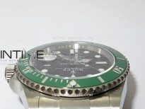 Submariner 126610 LV Green Ceramic Bezel 904L Steel M+F 1:1 Best Edition Black Dial On 904L Bracelet VR3235