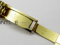 Sky-Dweller 326934 904L YG Noob 1:1 Best Edition Gold Dial on SS Jubilee Bracelet Asian 23J to 9001