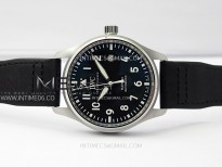 Pilot Mark XX IW328201 ZF 1:1 Best Edition Black Dial on Black Leather Strap A32111