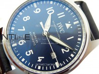 Pilot Mark XX IW328203 ZF 1:1 Best Edition Blue Dial on Dark Blue Leather Strap A32111