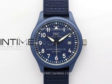 Pilot’s Watch Laureus Blue Ceramic IW328101 ZF 1:1 Best Edition on Blue Nylon Strap A32111